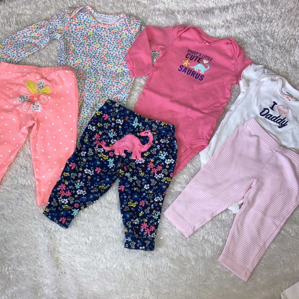 Carters Baby Girl 6M Bundle